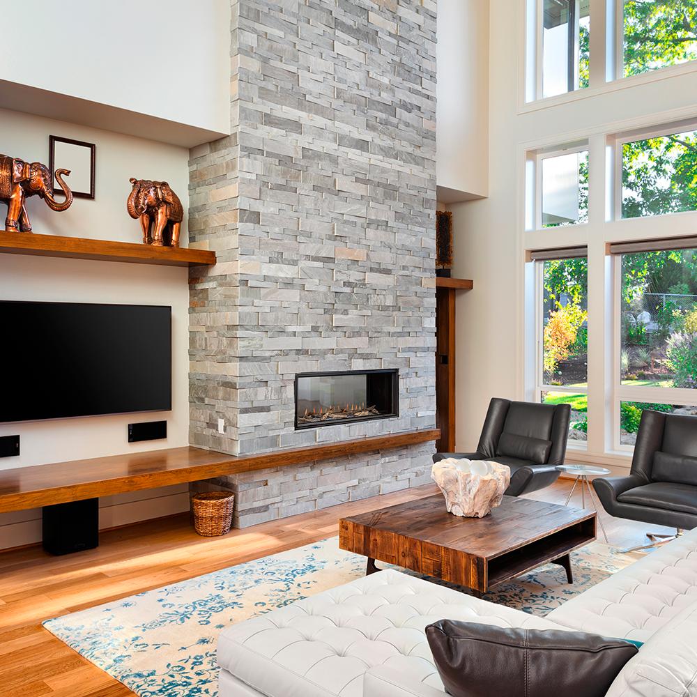 Montigo Distinction See-Through Direct Vent Linear Fireplace