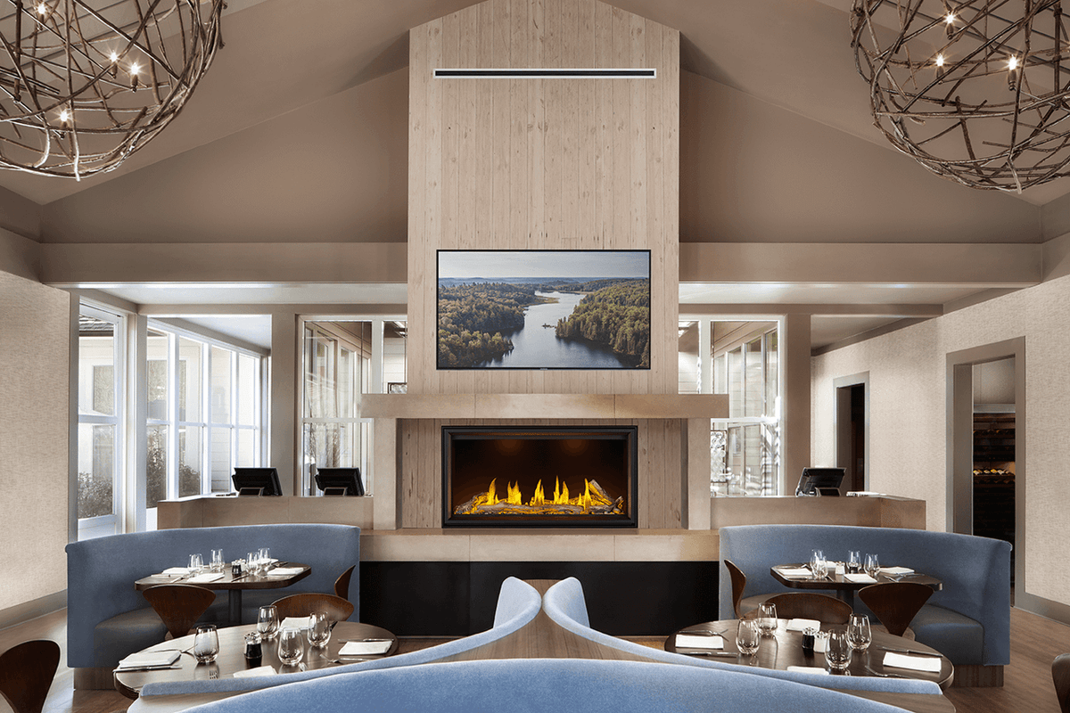 Napoleon Tall Linear Vector Series Direct Vent Gas Fireplace