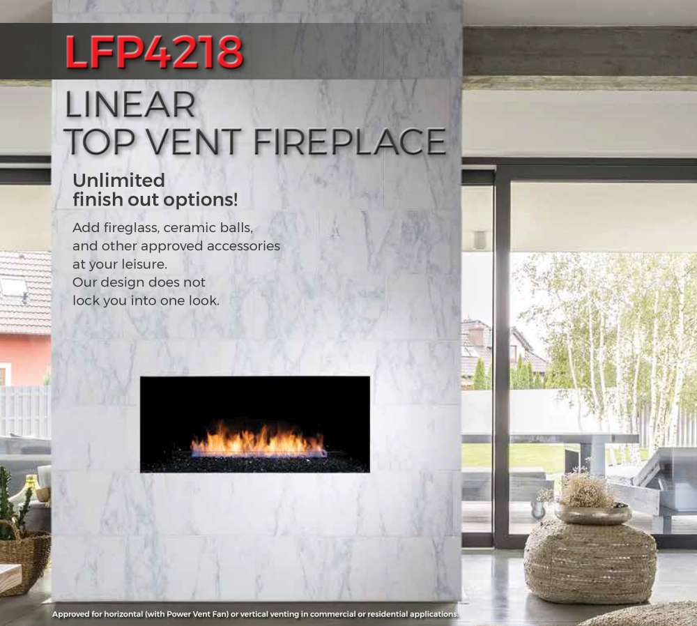 Golden Blount LFP Linear Series B-Vent Fireplace