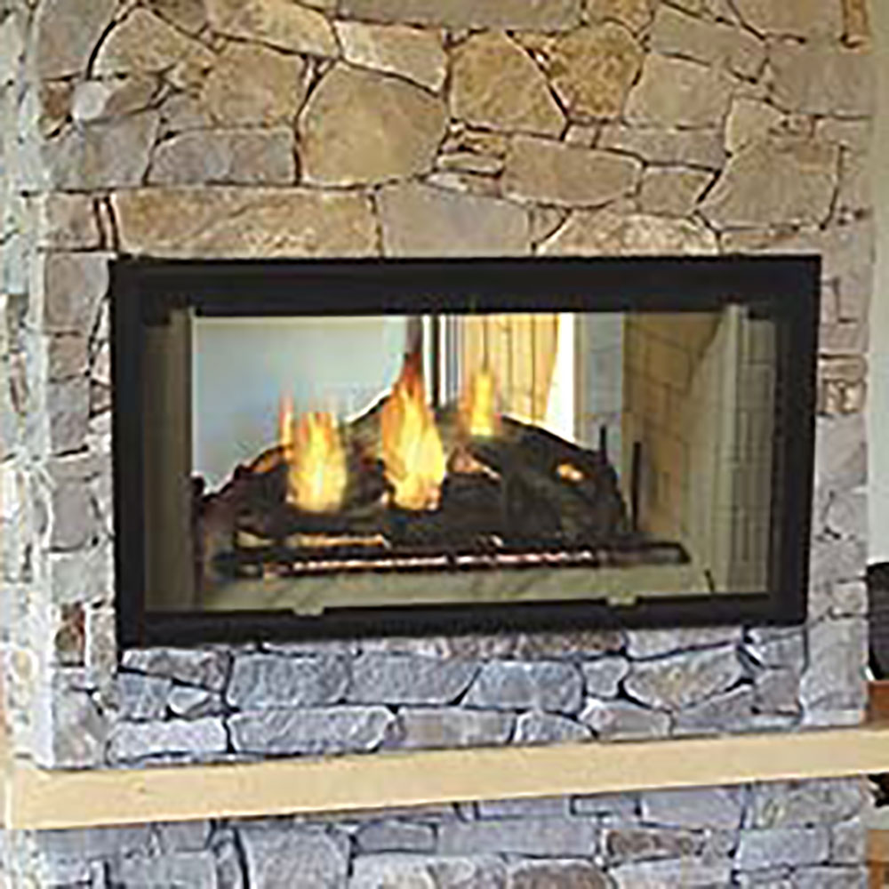 Superior Designer Series See-Through Wood-Burning Fireplace