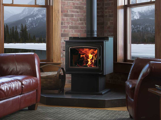 Iron Strike Grandview Series Wood-Burning Freestanding Stove