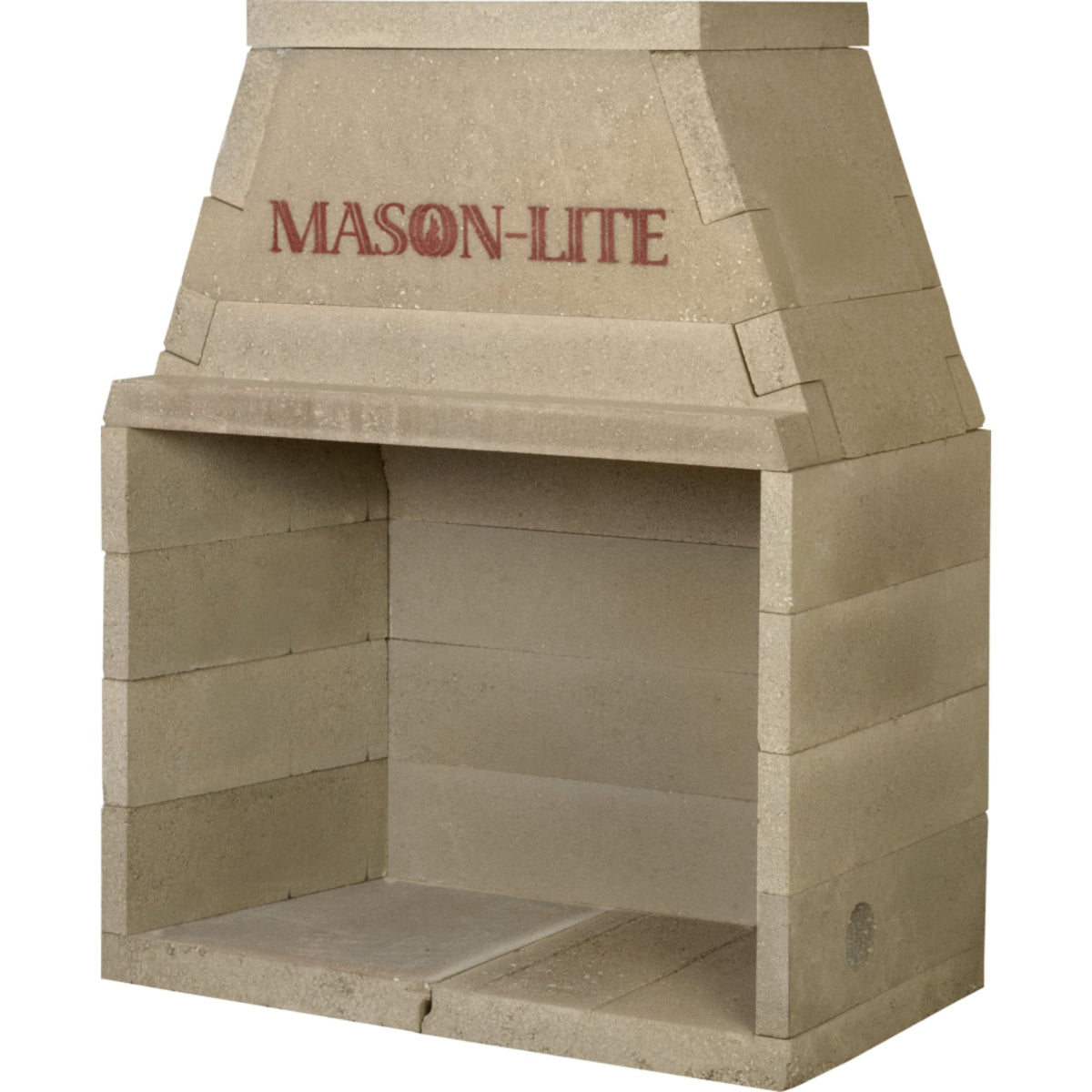 Mason-Lite Outdoor Wood-Burning Masonry Firebox Kit