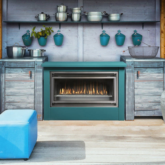 Montigo Mahana Series Outdoor Ventless Linear Fireplace