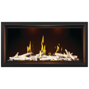 Napoleon Tall Vector with Luminous Logs Linear Gas Fireplace (Greatest)