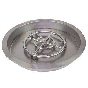 Round Drop-In Pan with Ring Burner