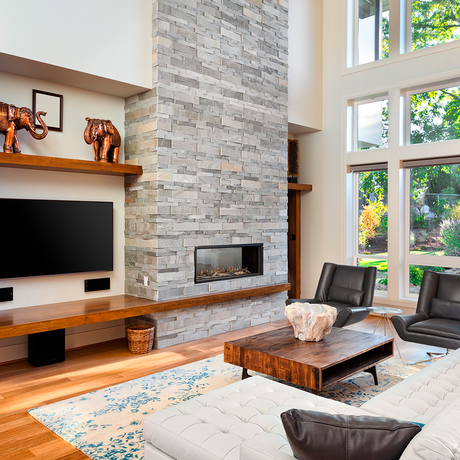 Montigo Distinction See-Through Direct Vent Linear Fireplace