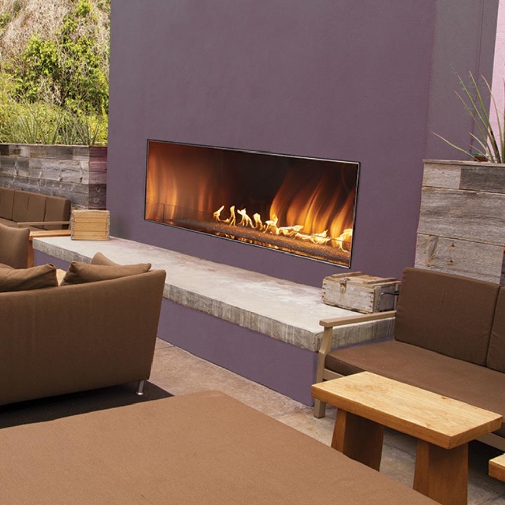 Empire Carol Rose Linear Outdoor Ventless Fireplace