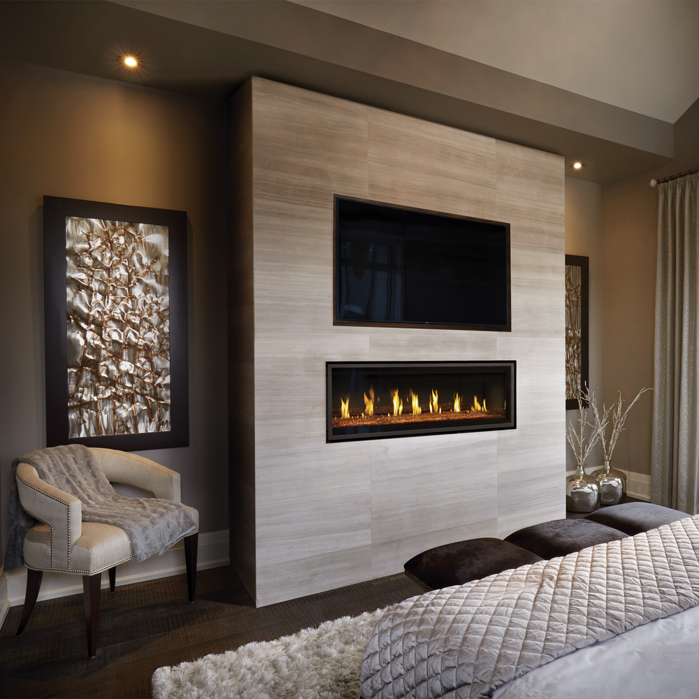 Napoleon Luxuria Series Direct Vent Linear Gas Fireplace