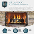 Majestic Villawood Outdoor Wood-Burning Fireplace