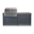 Pre-Fab Powder-Coated Island Packages: AMG Grills