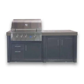 Pre-Fab Powder-Coated Island Packages: AMG Grills