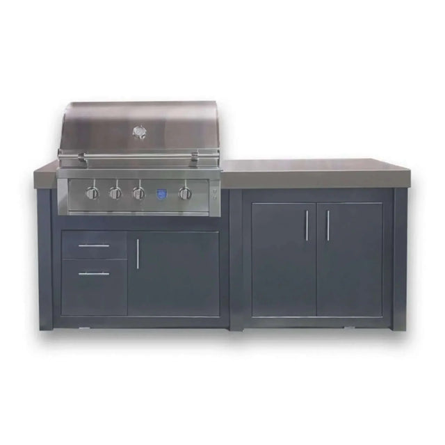 Pre-Fab Powder-Coated Island Packages: AMG Grills