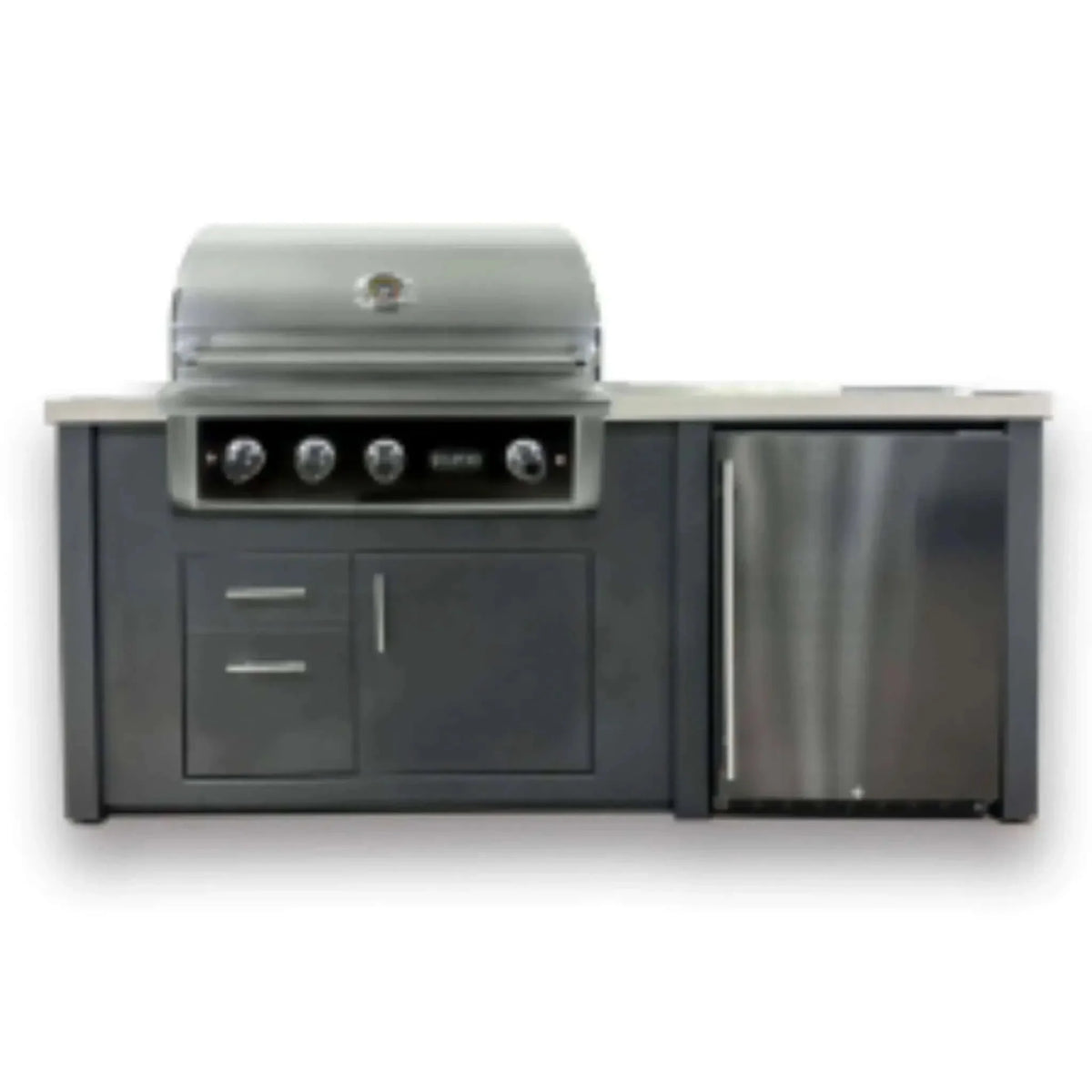 Pre-Fab Powder-Coated Island Packages: Wildfire Grills